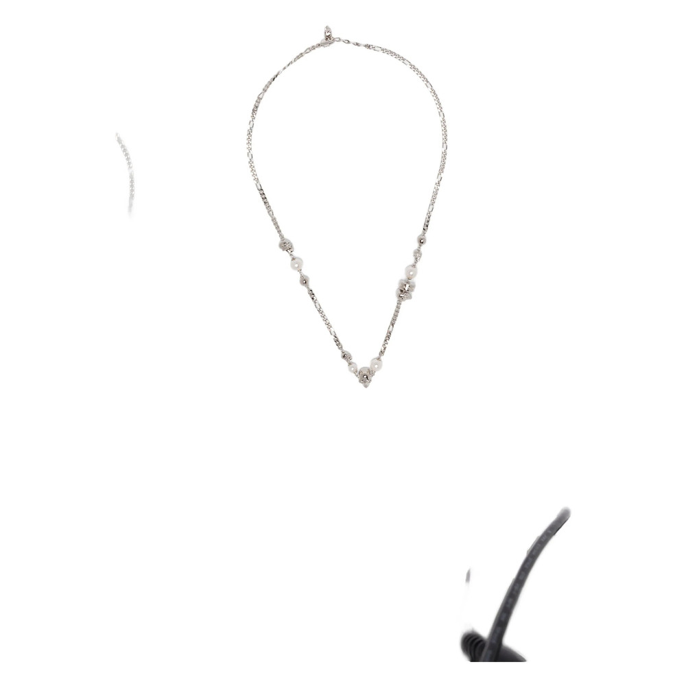 Alexander Mcqueen Skull-charm Curb-chain Necklace