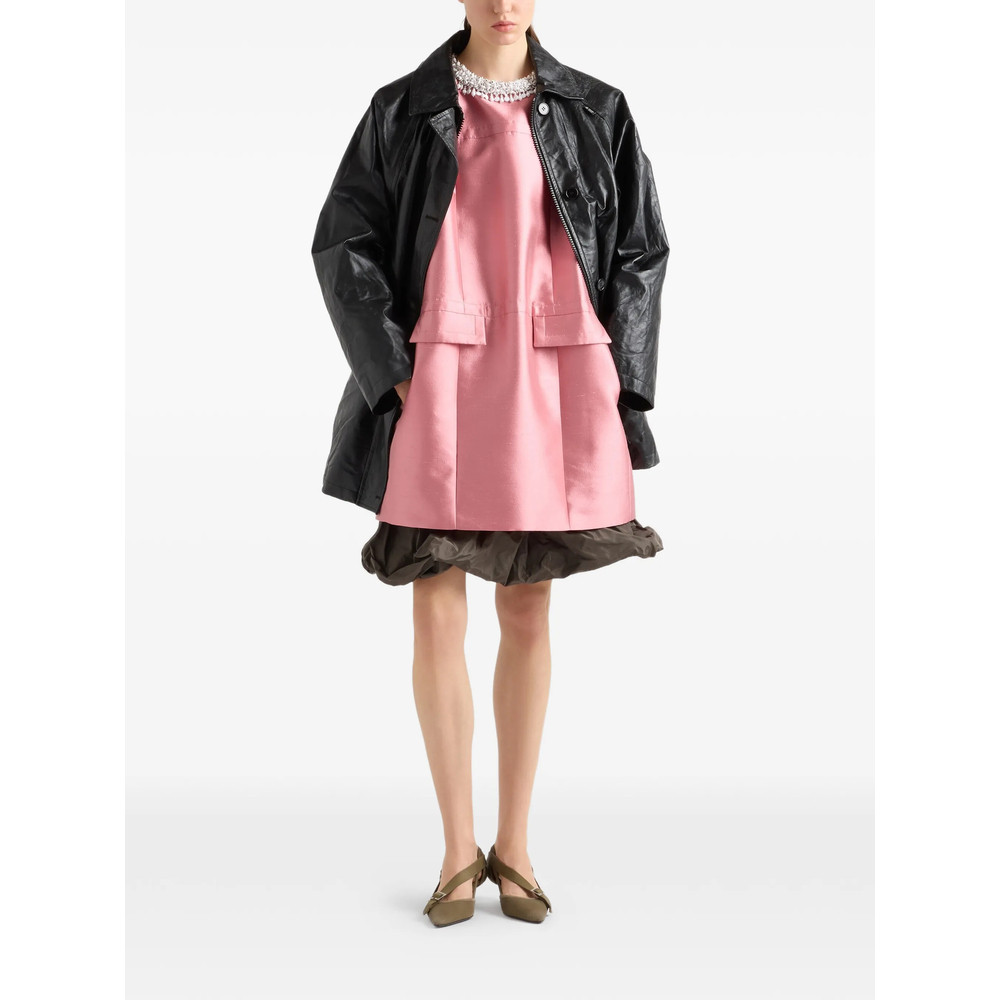 Prada Embroidered Mini Dress