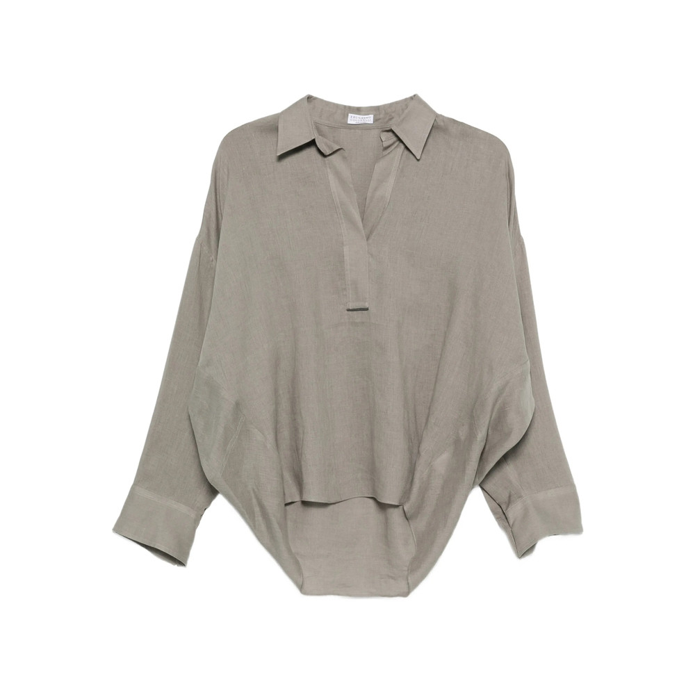 Brunello Cucinelli Linen Blouse