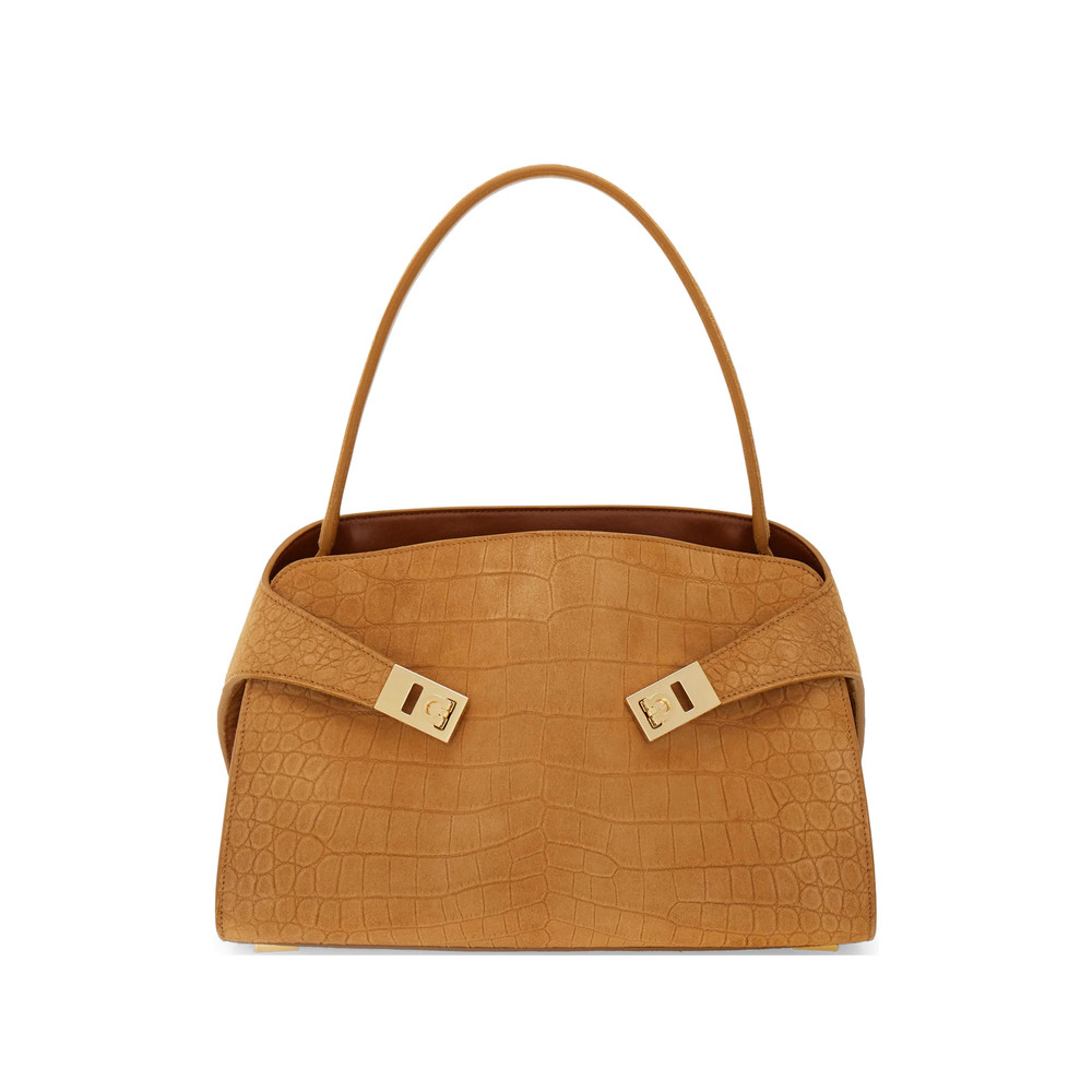 Ferragamo Hug Soft Shoulder Bag (M)