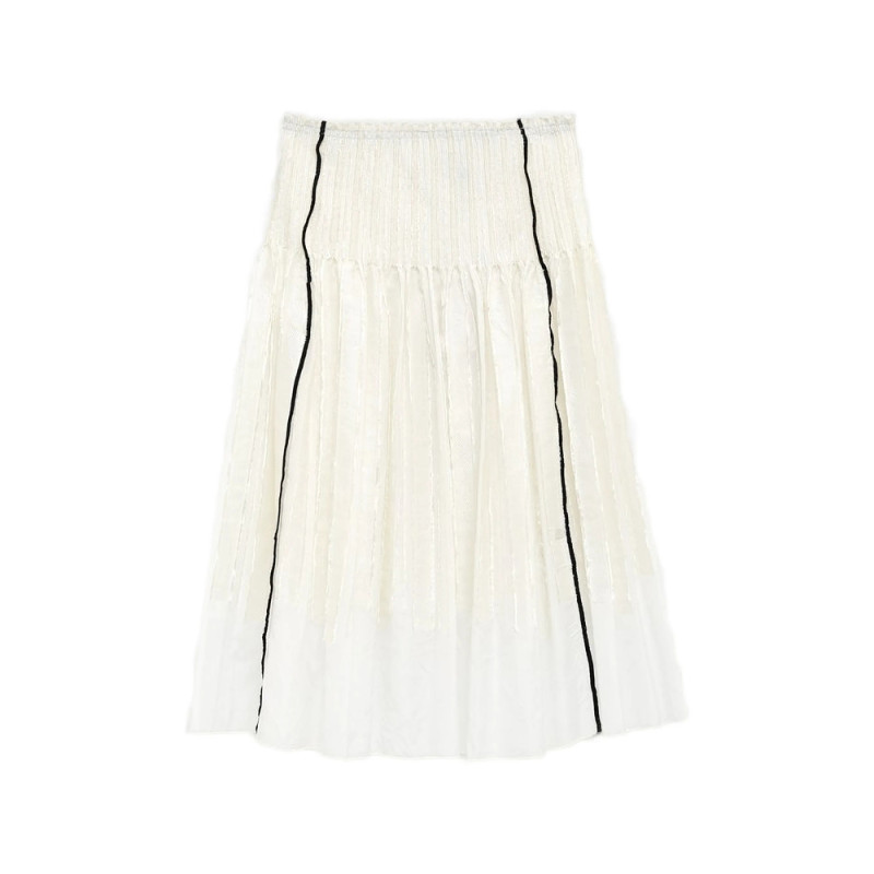 Paloma Wool Lupe Smocked Midi Skirt