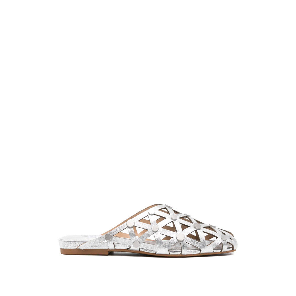 Ash Bone Cut-out Sandals