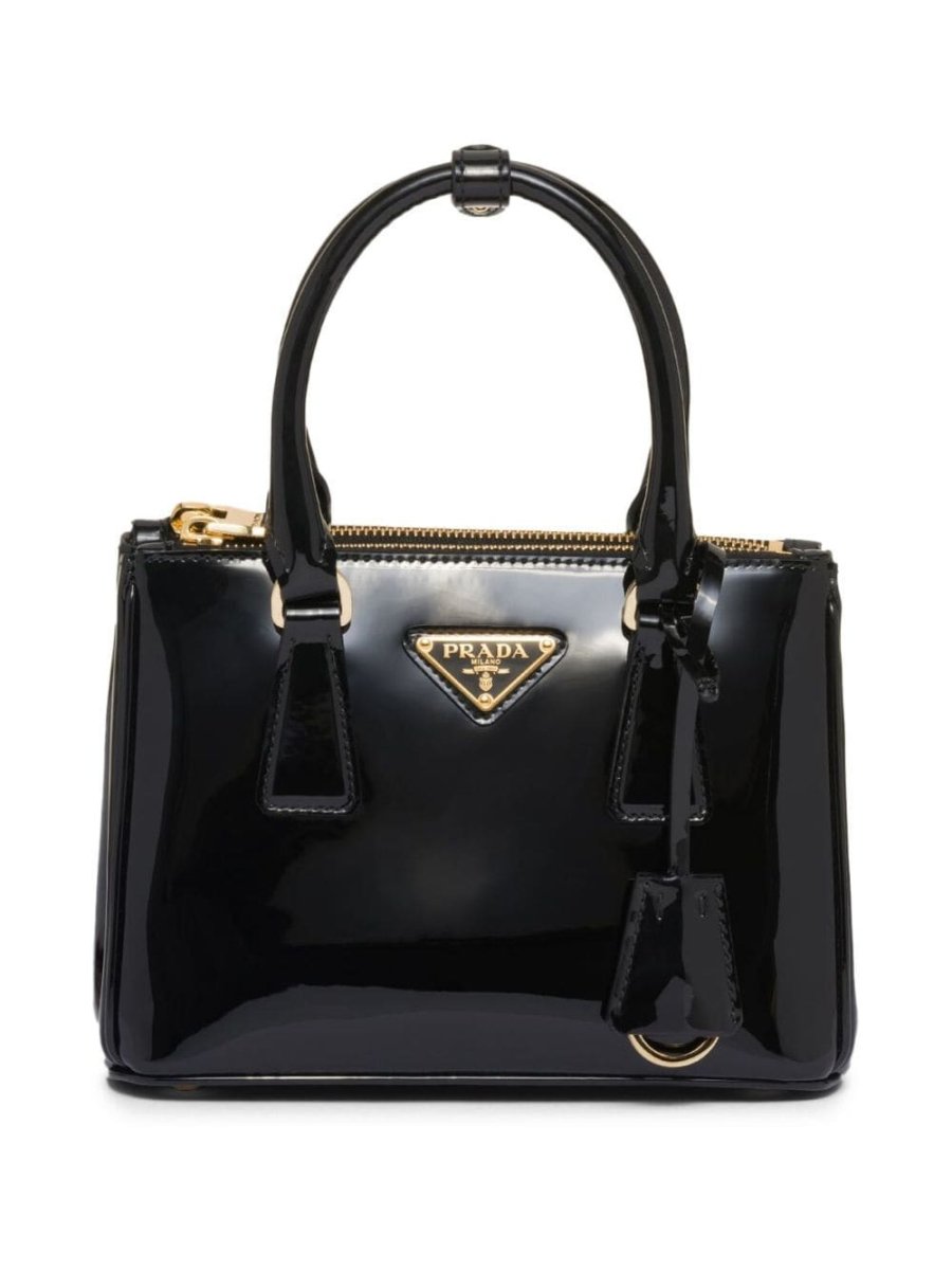 Galleria patent leather tote bag