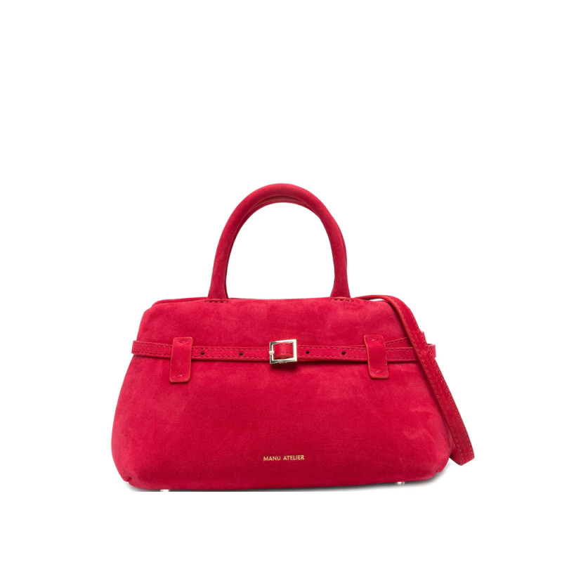 Manu Atelier Le Cambon Suede Tote Bag