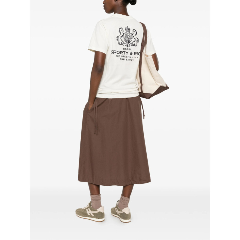 Sporty & Rich Logo-print T-shirt