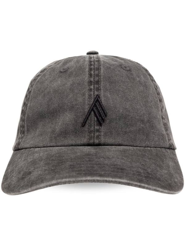 logo-embroidered cotton cap