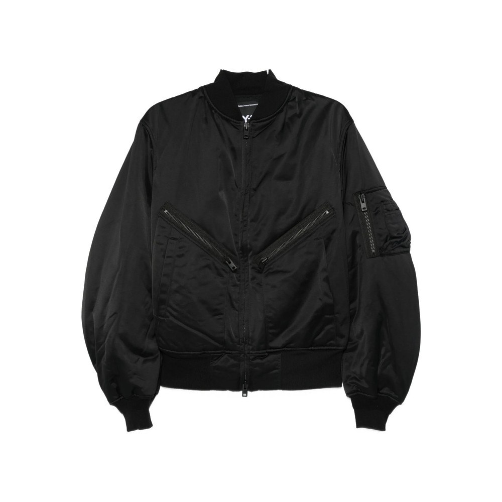 Y-3 Zip-fastening Pocketed Bomber Jacket