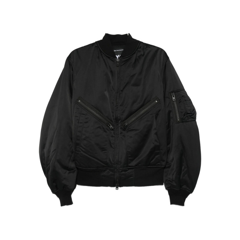 Y-3 Zip-fastening Pocketed Bomber Jacket