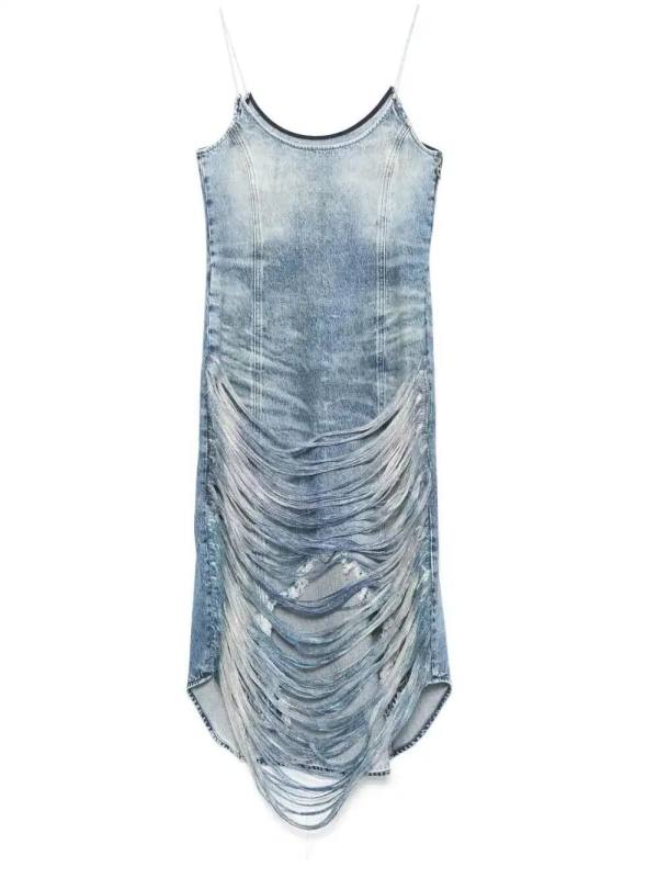 fringed minidress