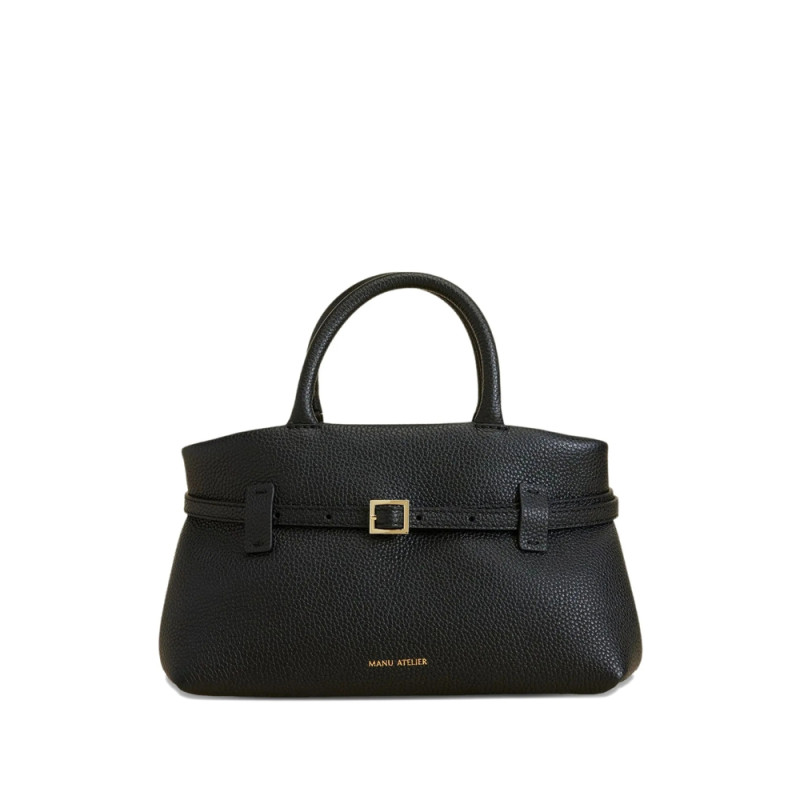 Manu Atelier Le Cambon Buckle-strap Leather Tote Bag