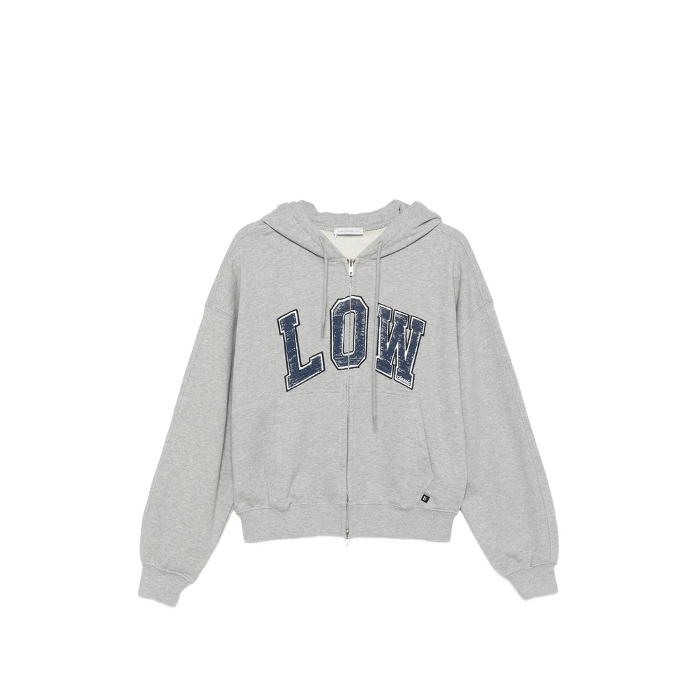 Low Classic Logo-print Zip-up Hoodie