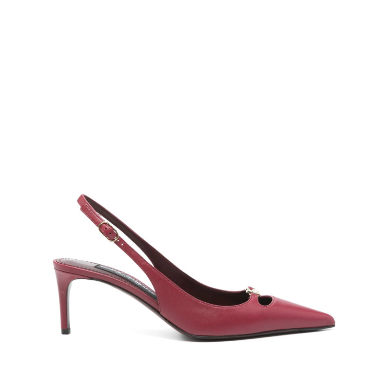 Dolce & Gabbana 60mm Leather Slingback Pumps