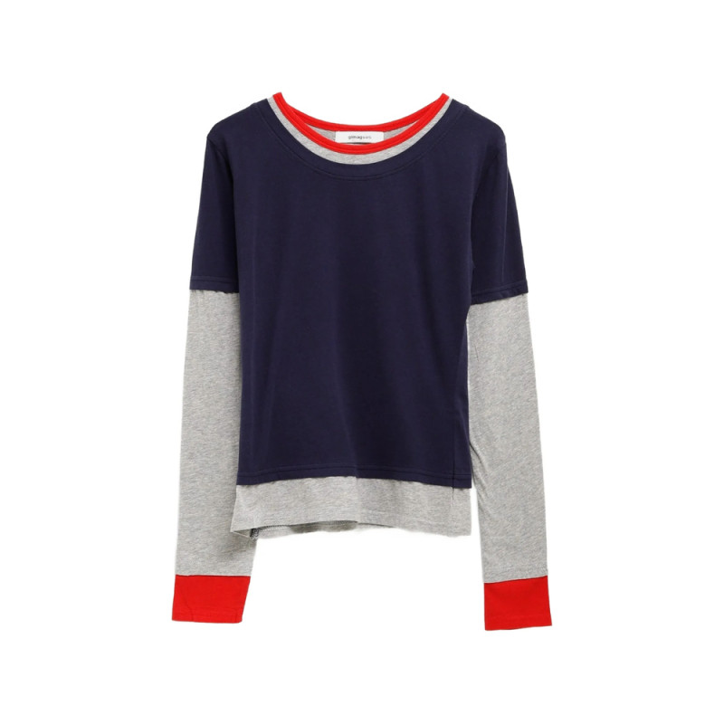 Gimaguas Layered-design Long-sleeve T-shirt
