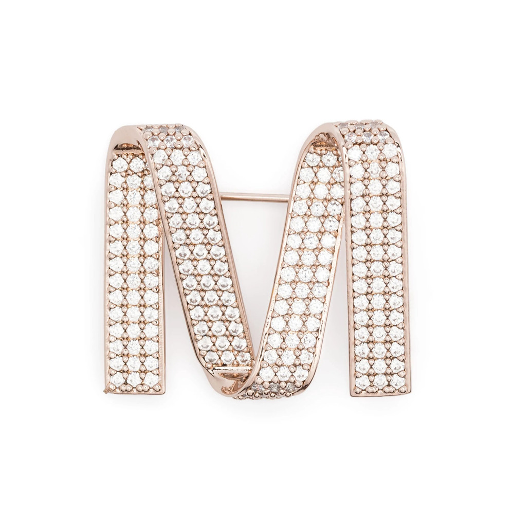 Max Mara Crystal-embellished Brooch