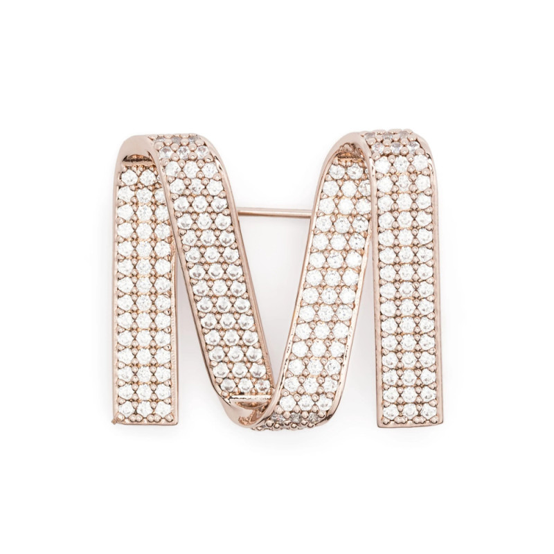 Max Mara Crystal-embellished Brooch