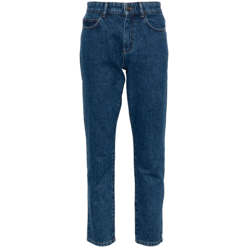 Soeur Mid-rise Tapered-leg Jeans