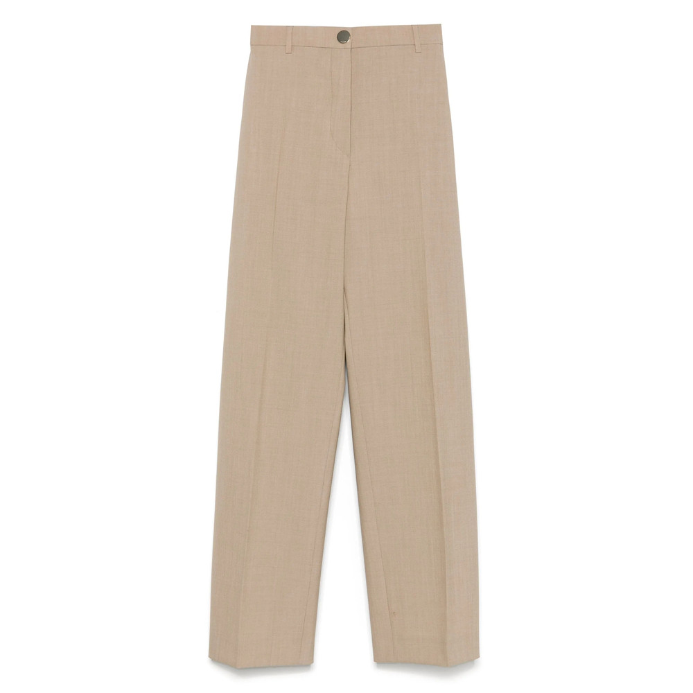 Sportmax Virgin Wool High-waisted Trousers