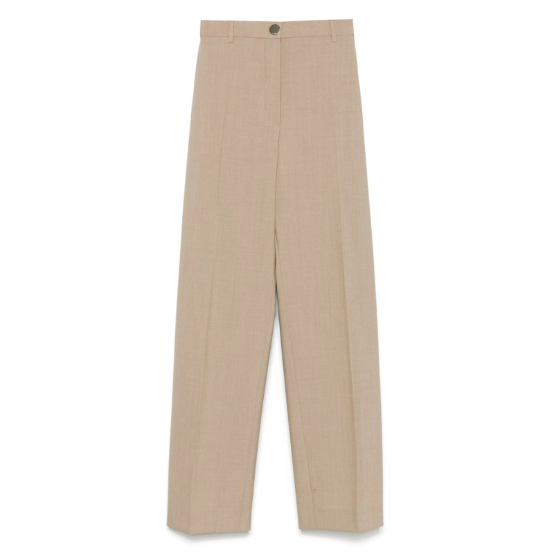 Sportmax Virgin Wool High-waisted Trousers