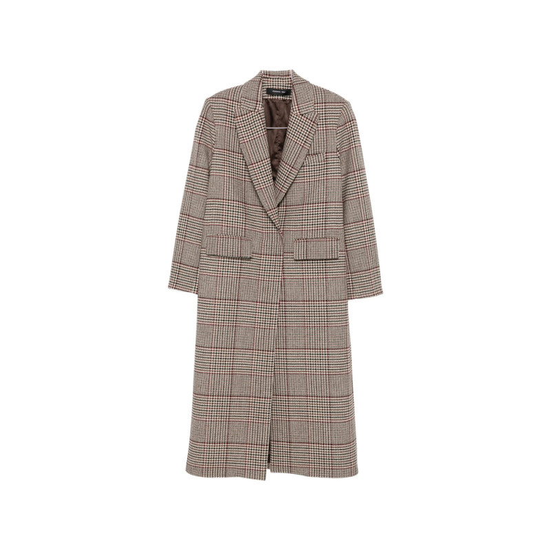 Federica Tosi Prince Of Wales Check Double-breasted Coat