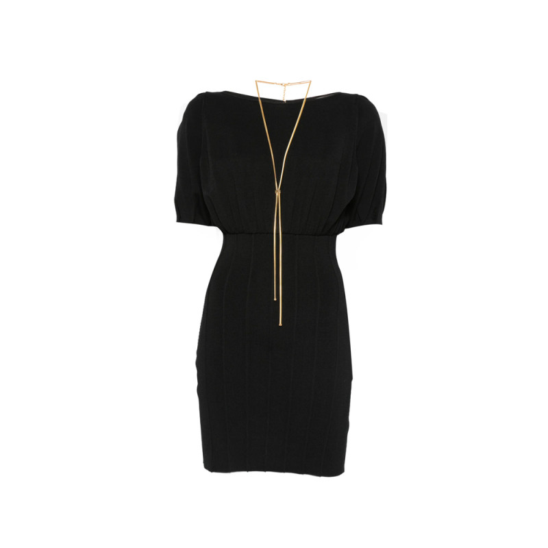 Elisabetta Franchi Open-back Mini Dress
