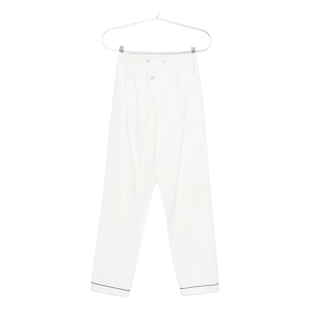 Prada Button-fastening Cupro Trousers