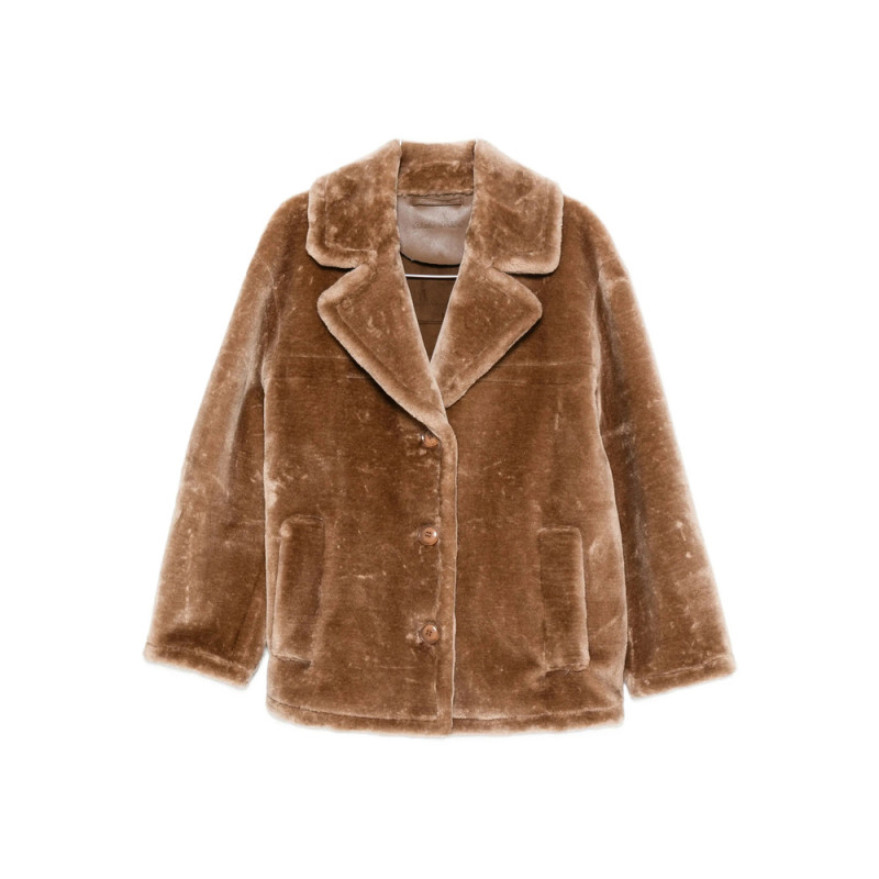 Stand Notch-lapels Coat