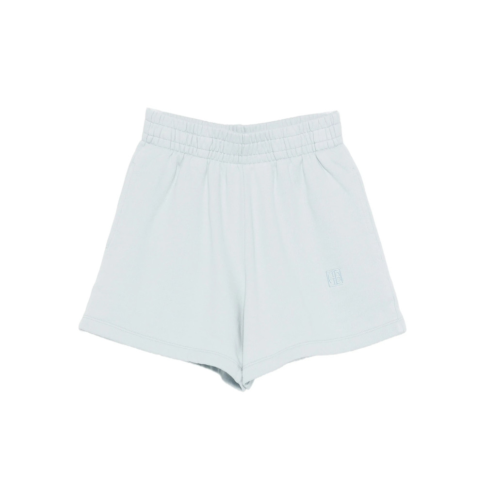 Anine Bing Kam Elasticated Logo Shorts