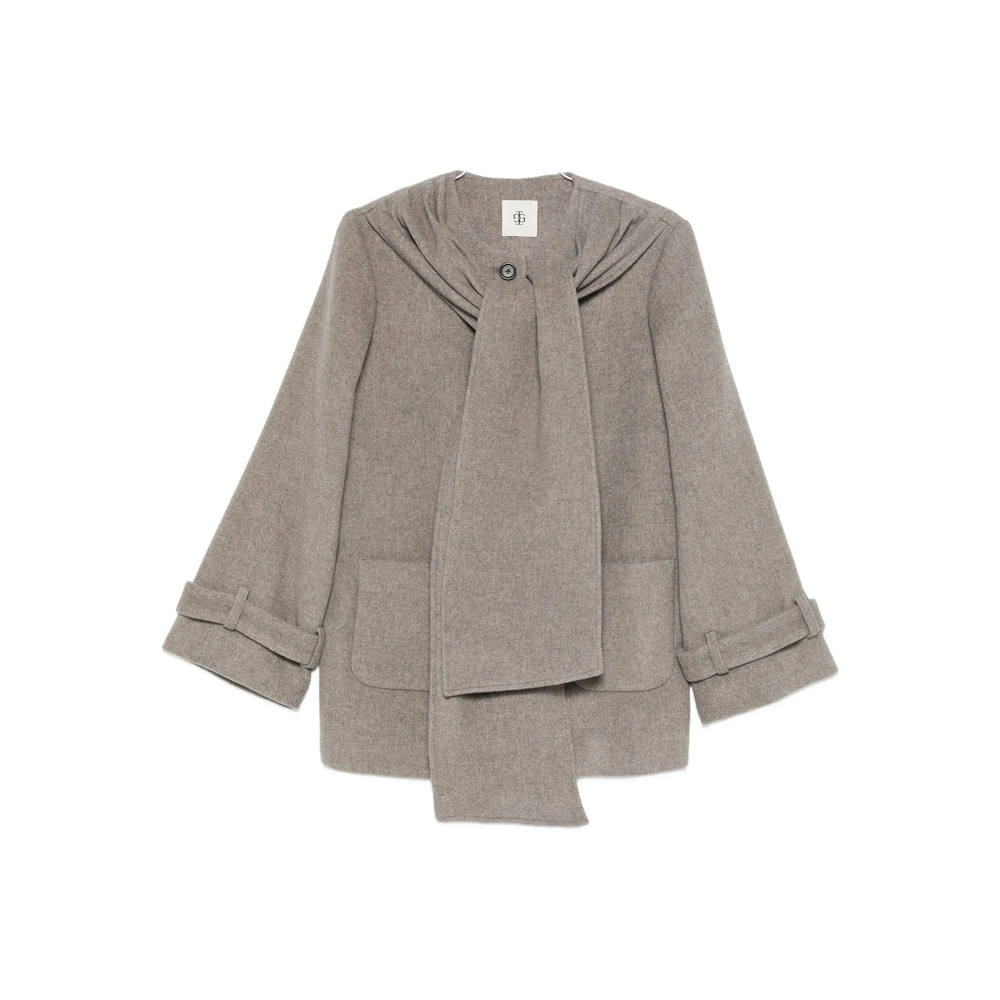 The Garment Scarf-detail Coat