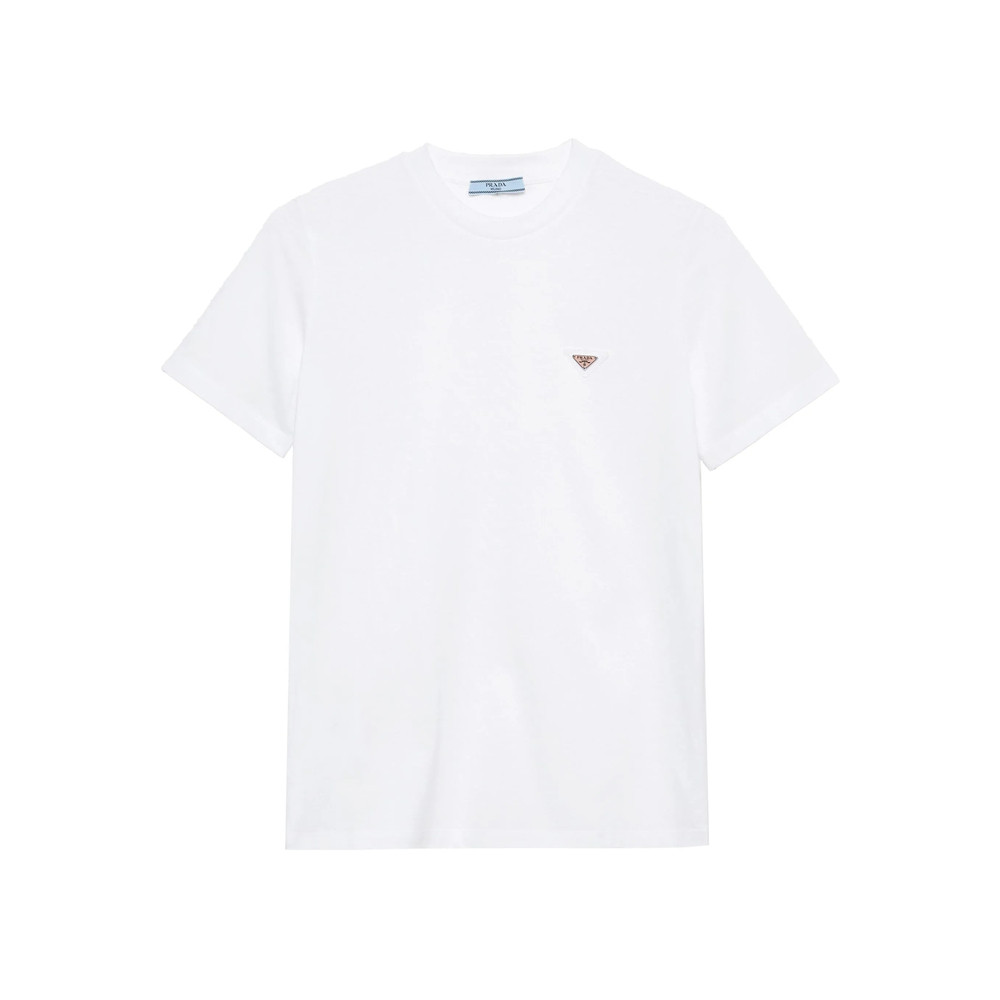 Prada Enamel Triangle Logo T-shirt