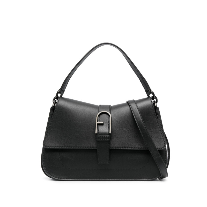 Furla Logo-plaque Leather Shoulder Bag
