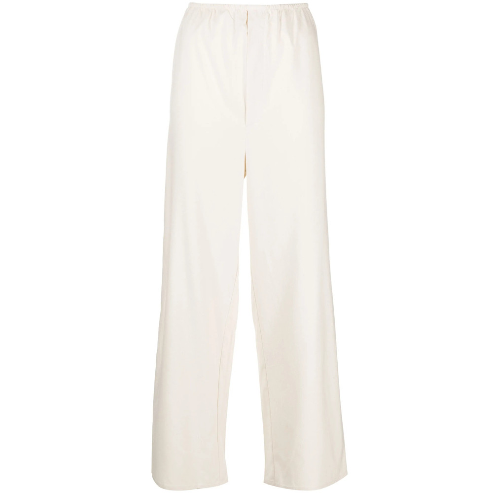 Baserange Elasticated-waist Silk Palazzo Pants