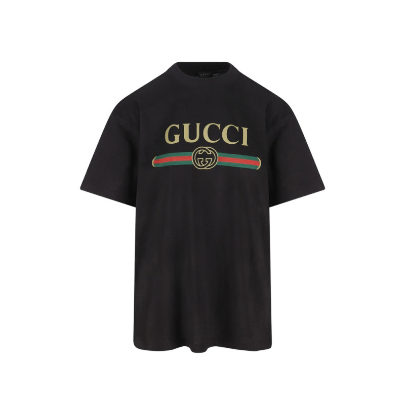 Gucci Cotton Jersey And Silk T-shirt