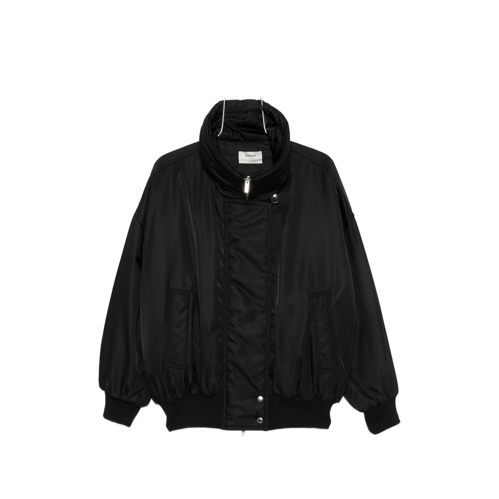 System High-neck Bomber Jacket