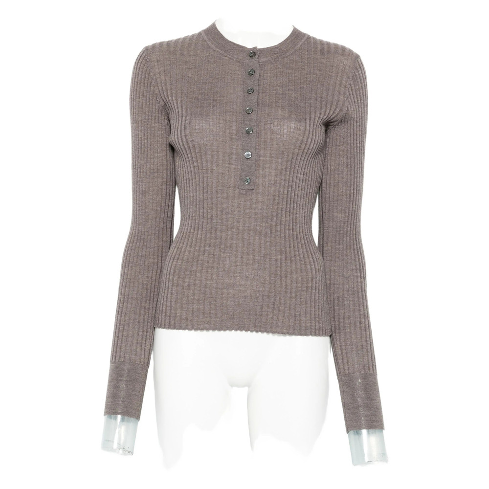 Soeur Ribbed Long-sleeve Top