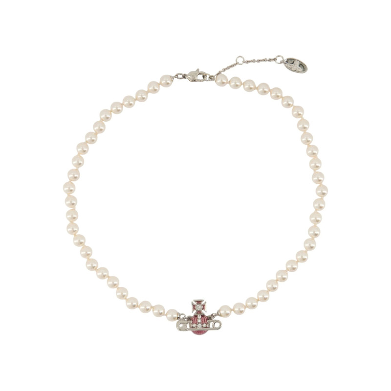 Vivienne Westwood Kitty Pearl Orb Necklace