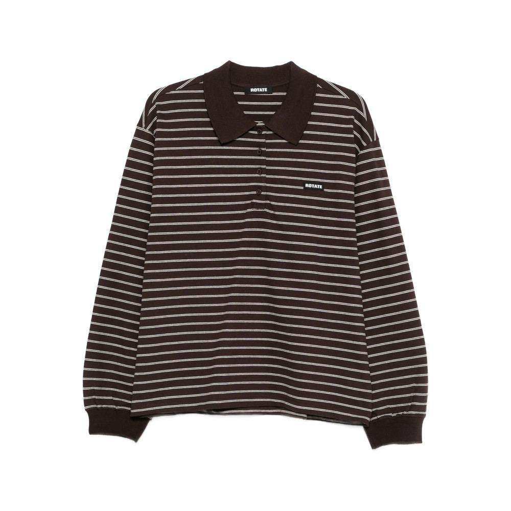 Rotate Long-sleeve Polo Shirt