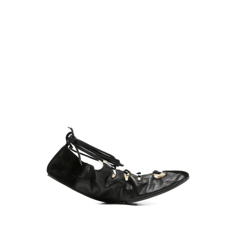 Alaïa Lace-up Ballet Flats