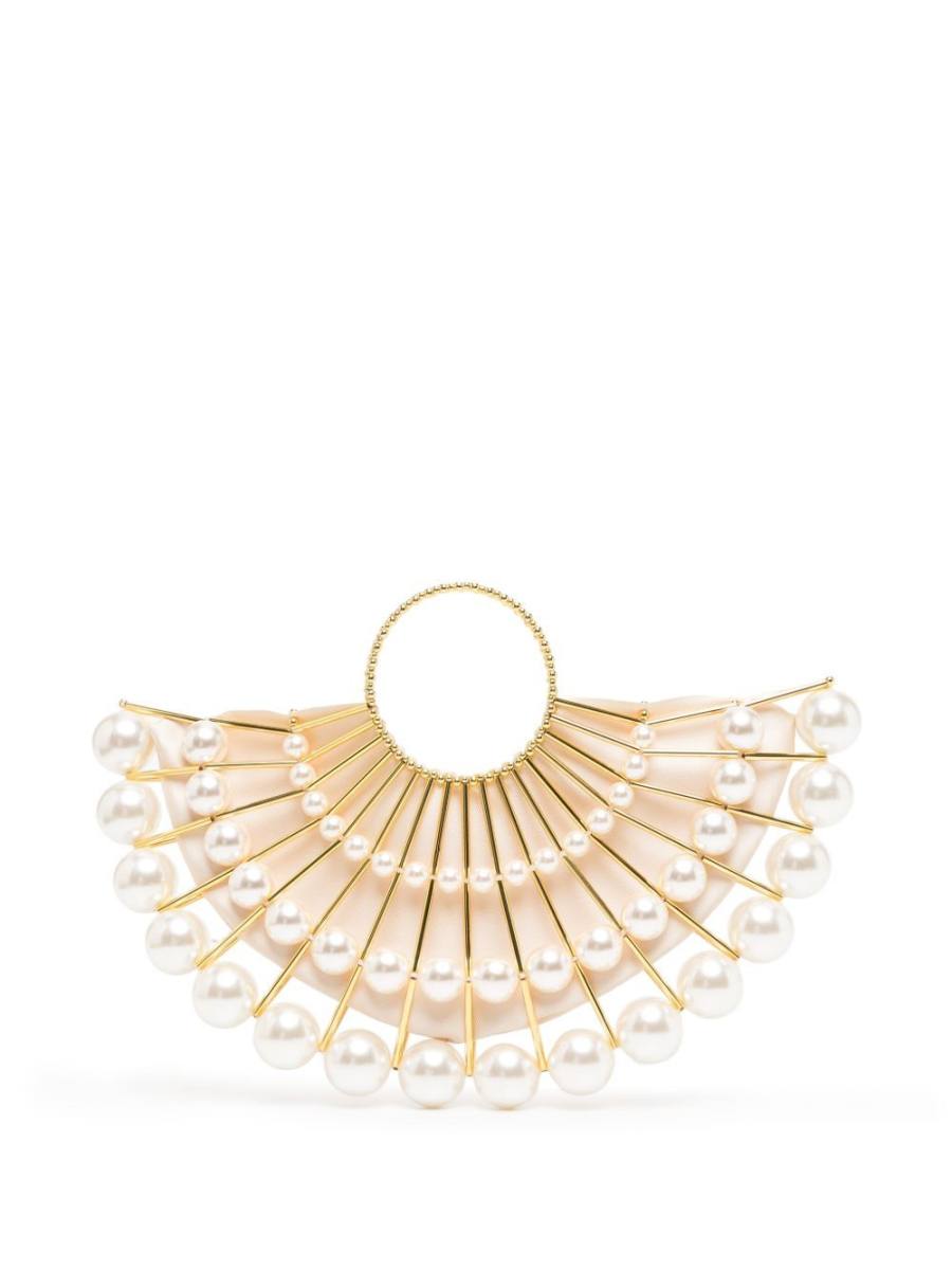 Le Soubresaut faux-pearl mini bag