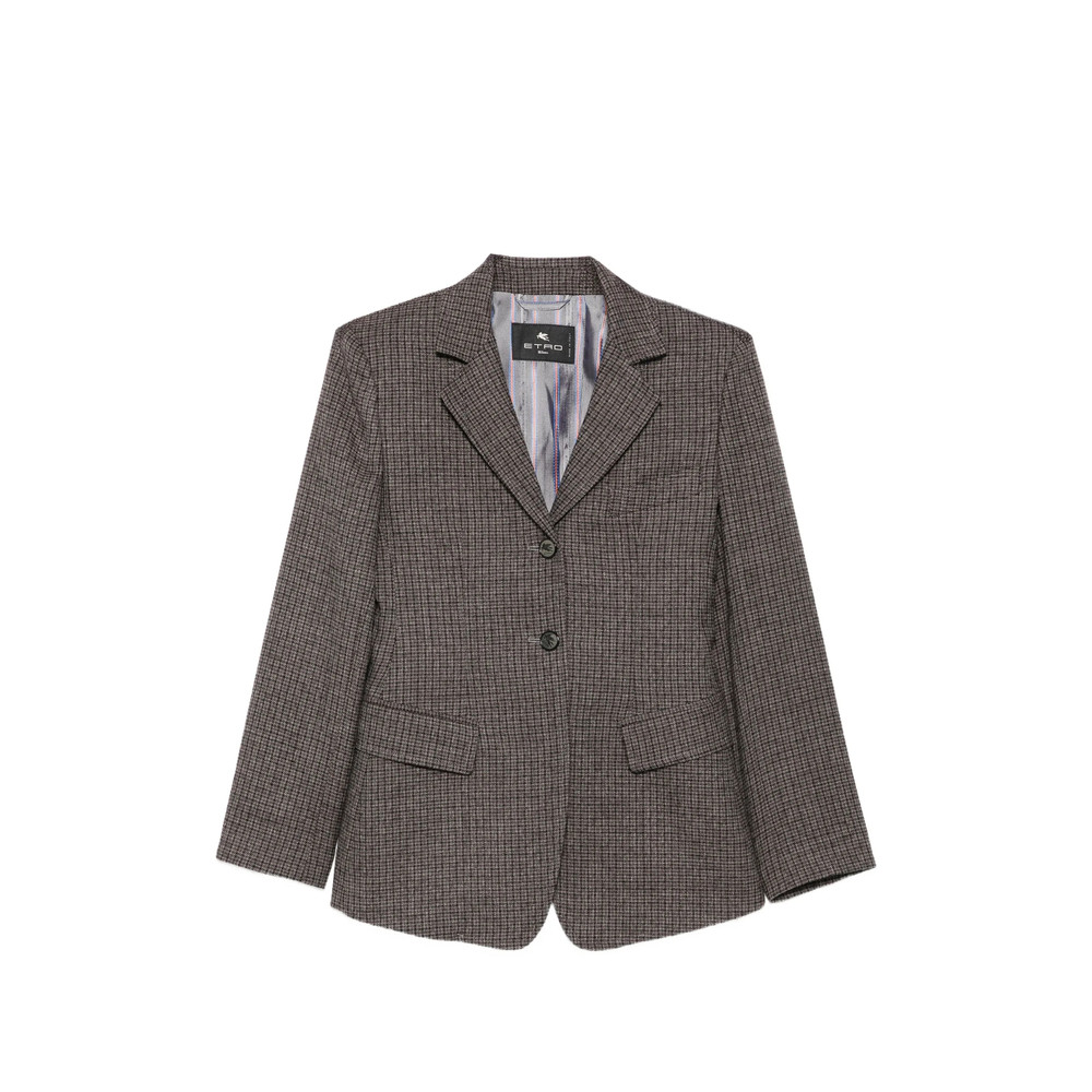 Etro Patterned Single-breasted Jacket