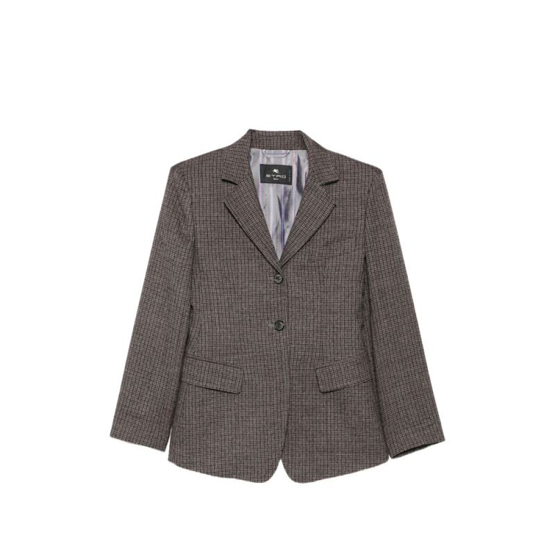 Etro Patterned Single-breasted Jacket