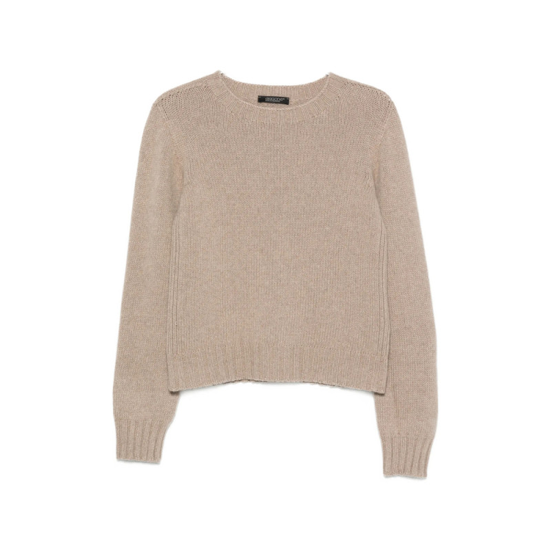 Aragona Long-sleeve Ribbed-knit Sweater