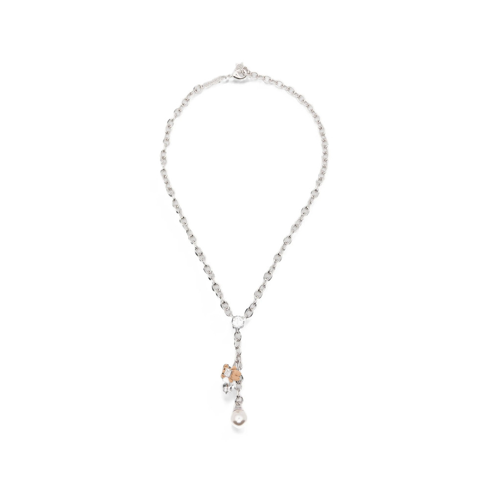 Yvmin Sterling Silver Charm-pendant Necklace
