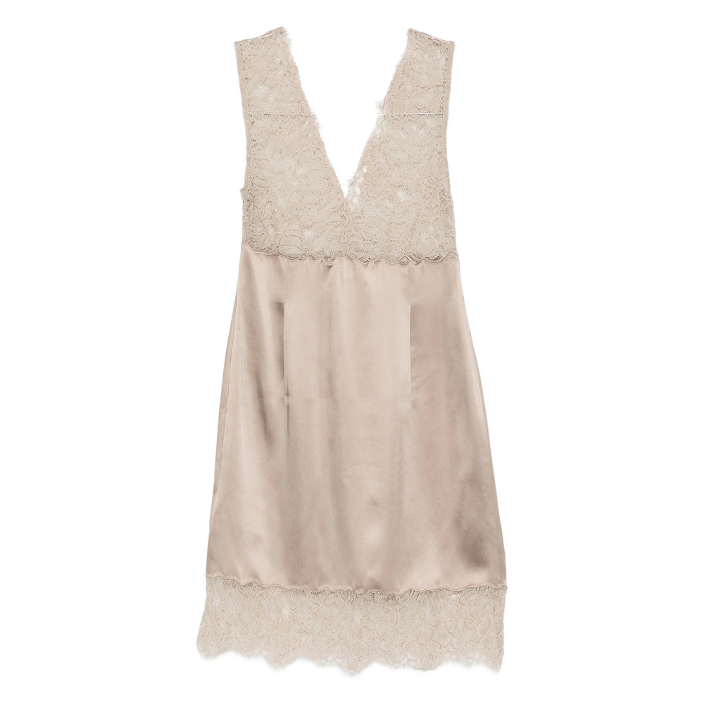 Stella Maxwell For Marella Lace V-neck Dress