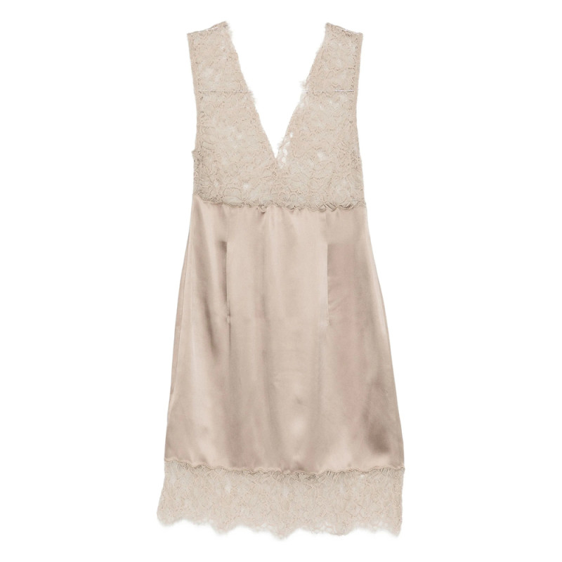 Stella Maxwell For Marella Lace V-neck Dress