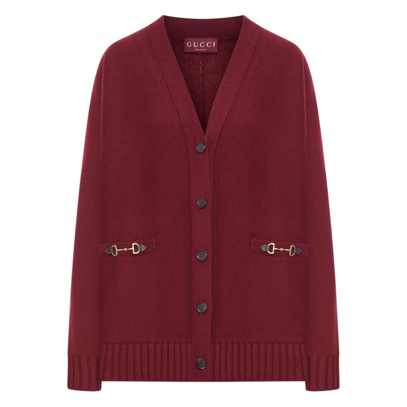 Gucci Ribbed Button-front Cardigan