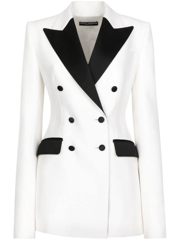 double-breasted blazer