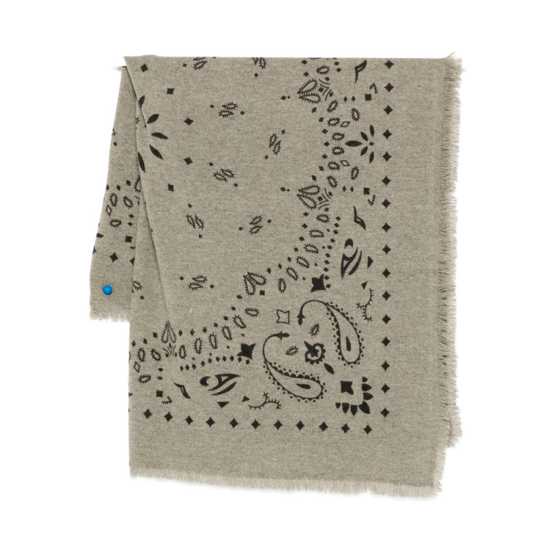 Kujten Paisley-pattern Cashmere Scarf