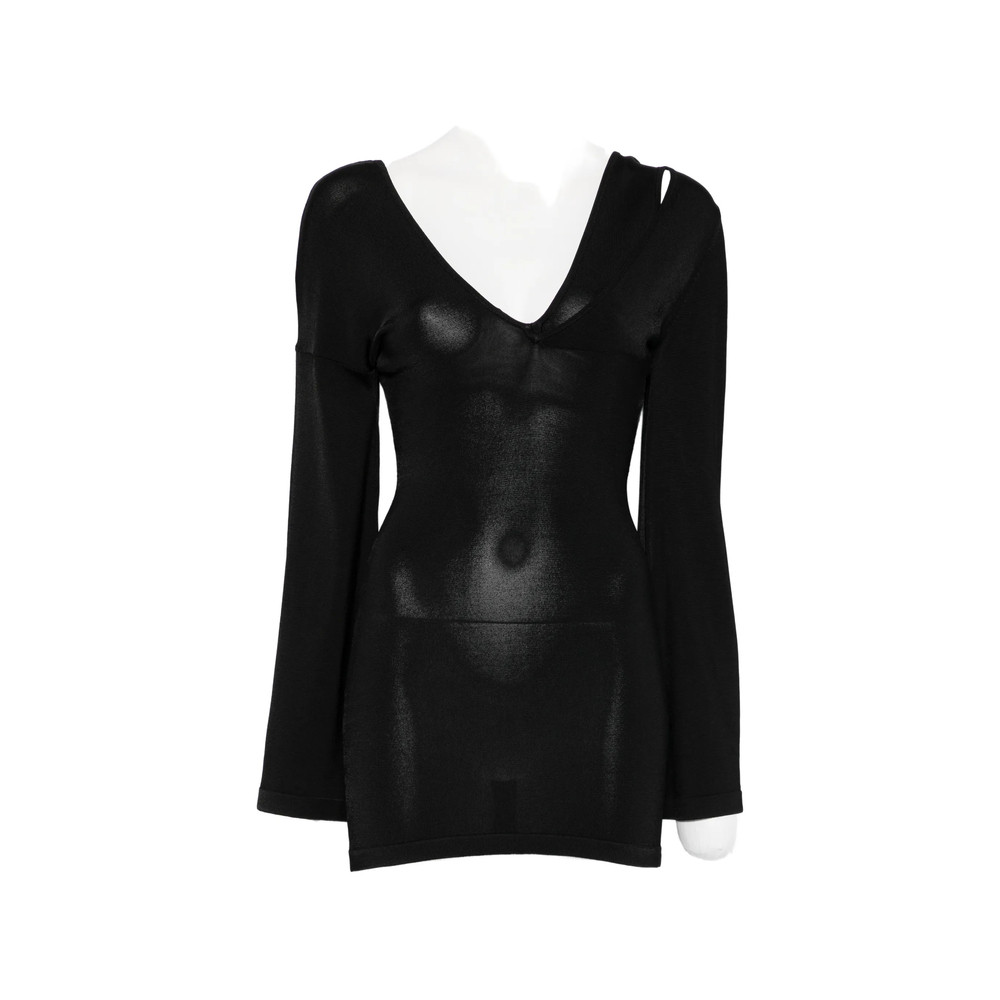 Aya Muse V-neck Mini Dress