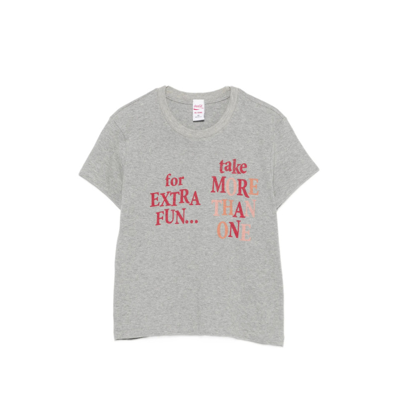 Re/done X Coca Cola Slogan-print T-shirt