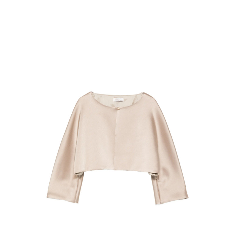 Fely Campo Broad-sleeve Crop Jacket